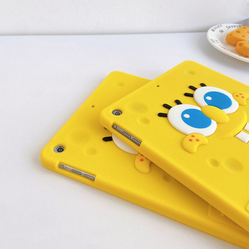 iPad Air 1th 9.7" 2013  Q Uncle Spongebob Silicone iPad Case