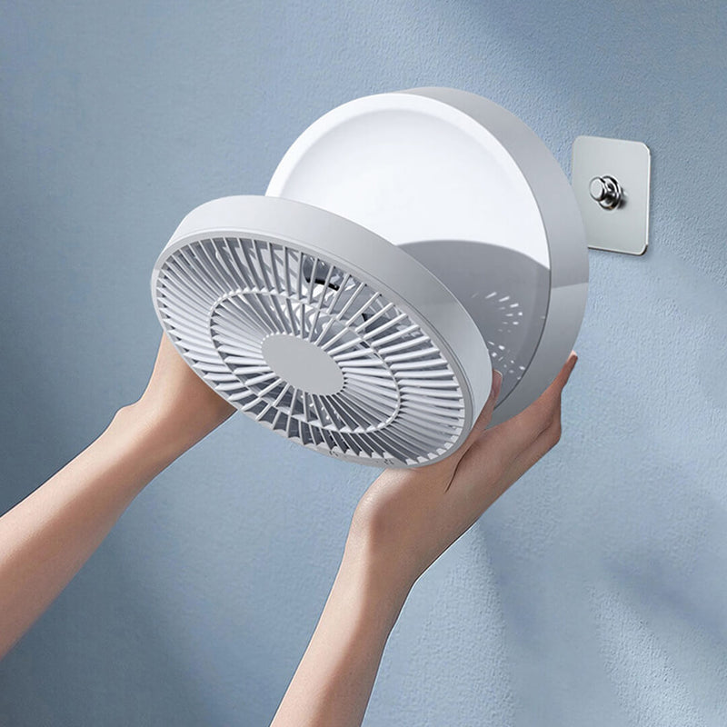 Mobie Dual Function Foldable Ambient Light Cooling Fan