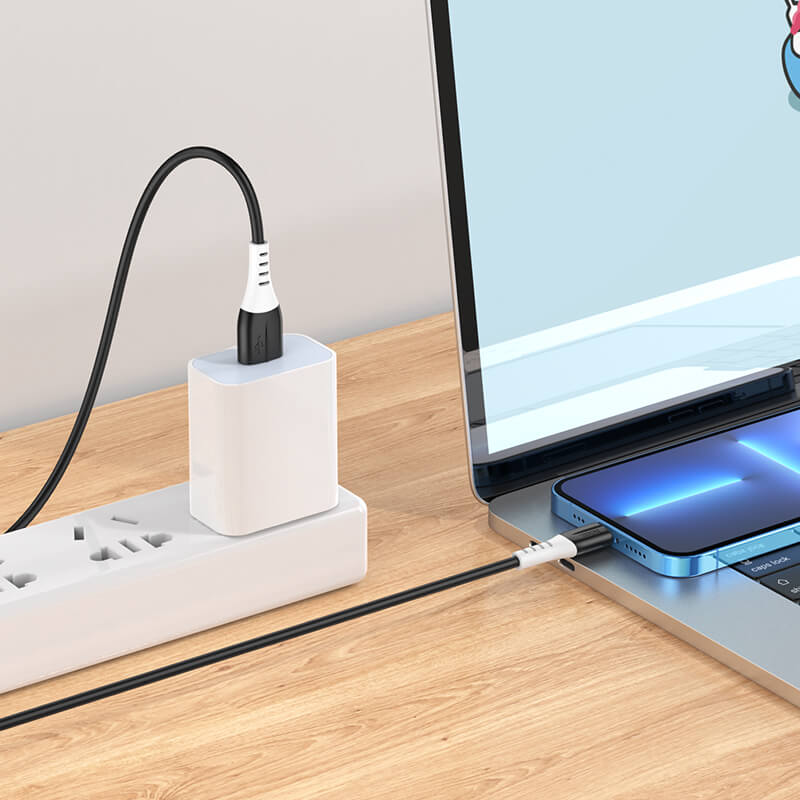 Mobie Silicone Charging Data Cable USB-A to Lightning 1m X82