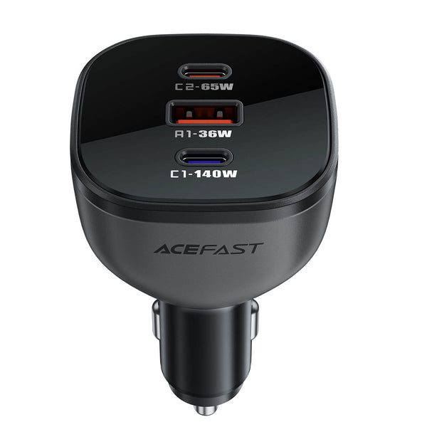 Acefast Multi-Port Fast Car Charger Type-C & USB-A 165W (100W+65W) B14 Black