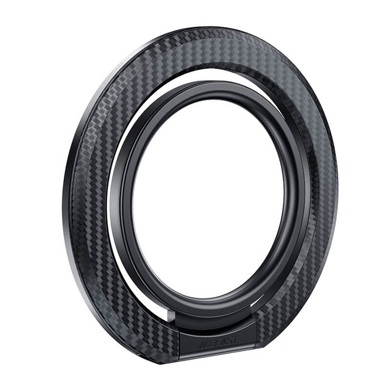 Acefast Ultra Thin Phone Grip 360° Magnetic Metal Ring Phone Stand P1 P1 Black