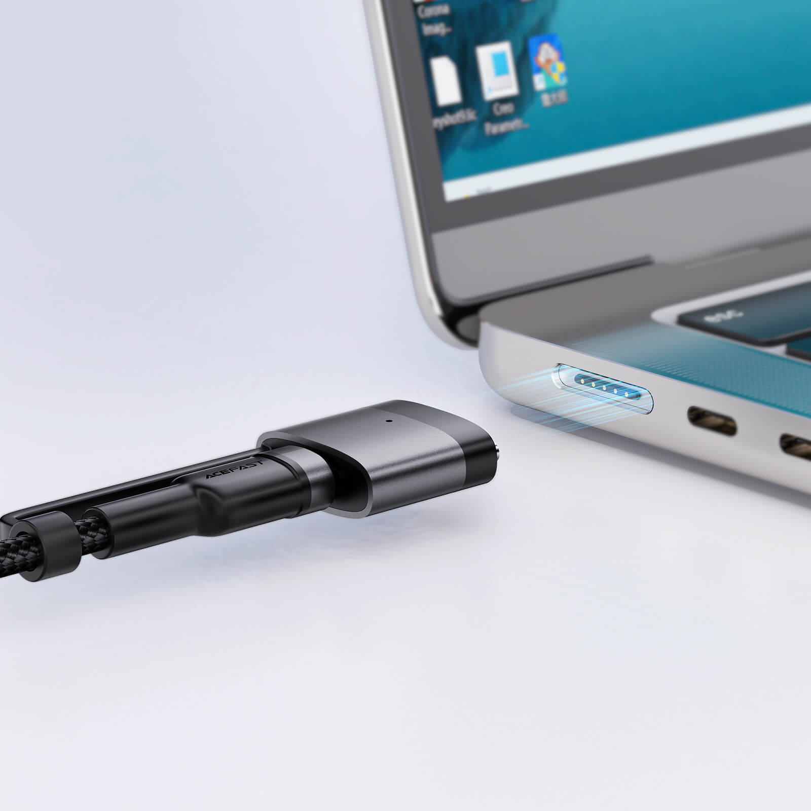 Acefast Type-C to Magsafe 3 & Type-C 240W Fast Charging Cable 1.2m C22-05