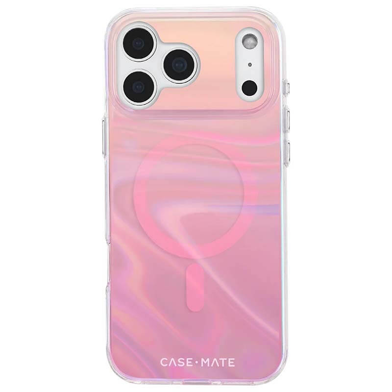 Case-Mate iPhone 17 Pro Max Peach Bubble Magsafe Case