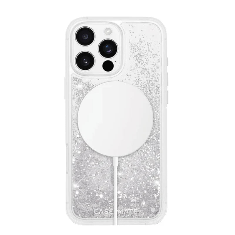 Case-Mate iPhone 16 Plus Waterfall MagSafe Case Silver