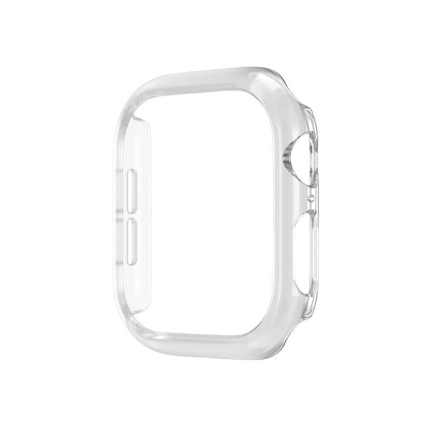 Cotetci Apple Watch 10 Skeletonized PC Full Protective Case 42mm Clear
