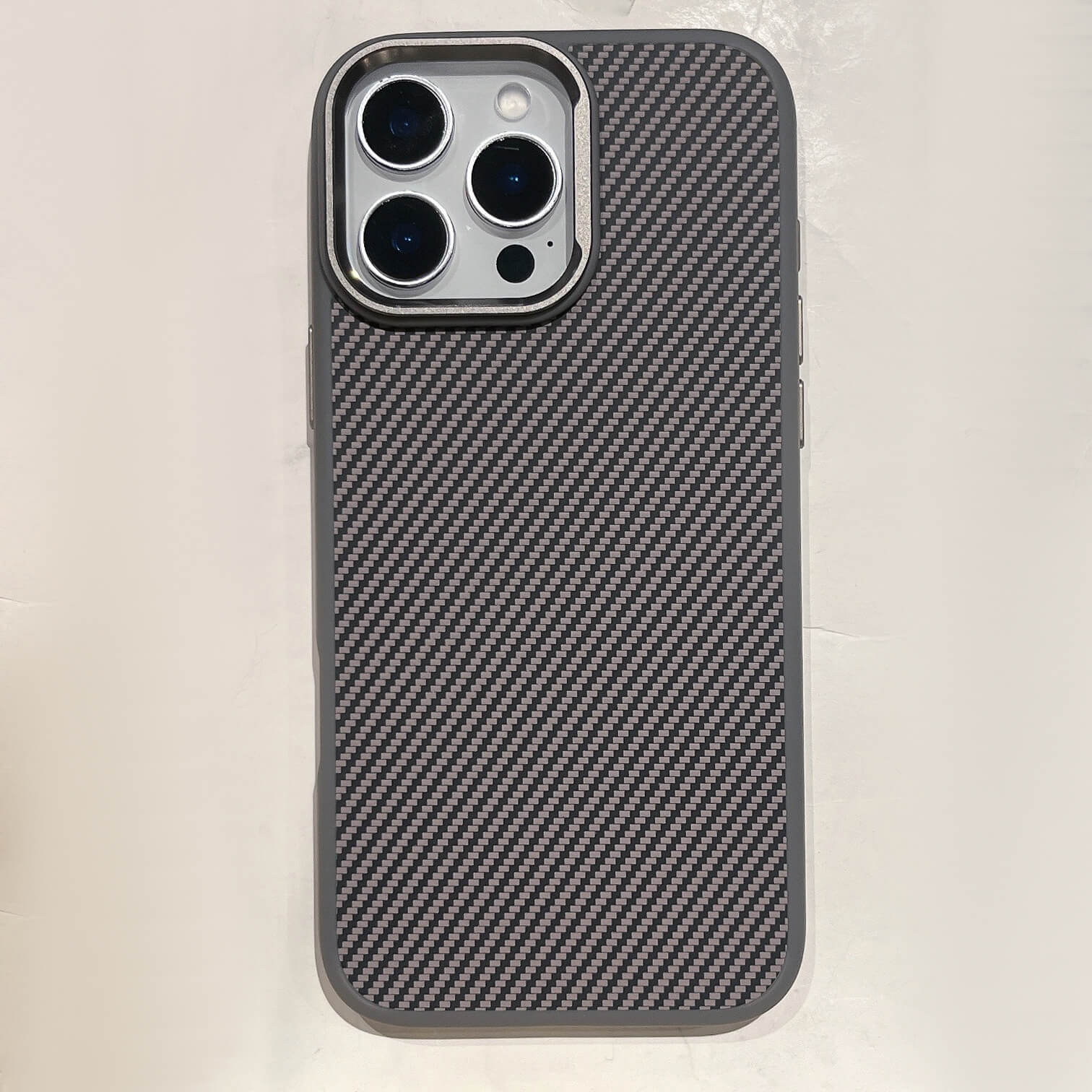 iPhone 13 Pro Carbide Series Carbon Fibre Magsafe Anti-Fingerprint Case