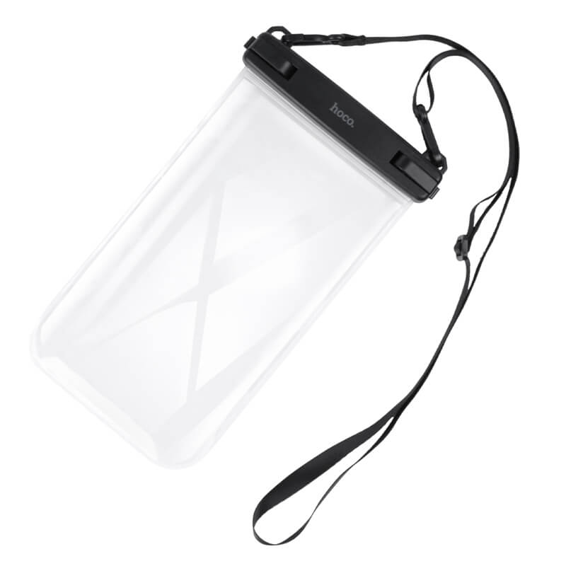 Hoco IP68 Waterproof Transparent Phone Bag with Lanyard HX52