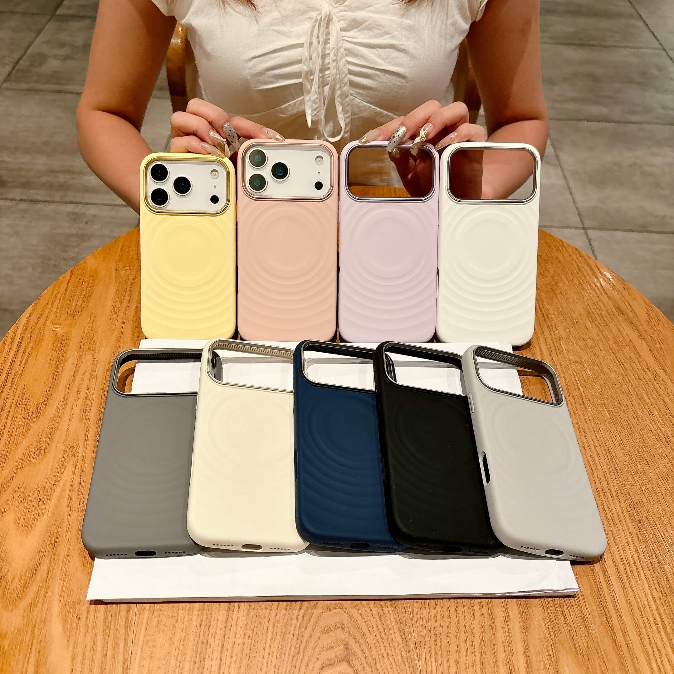 iPhone 17 Air AuraFlow Series Premium Liquid Silicone Magsafe Case