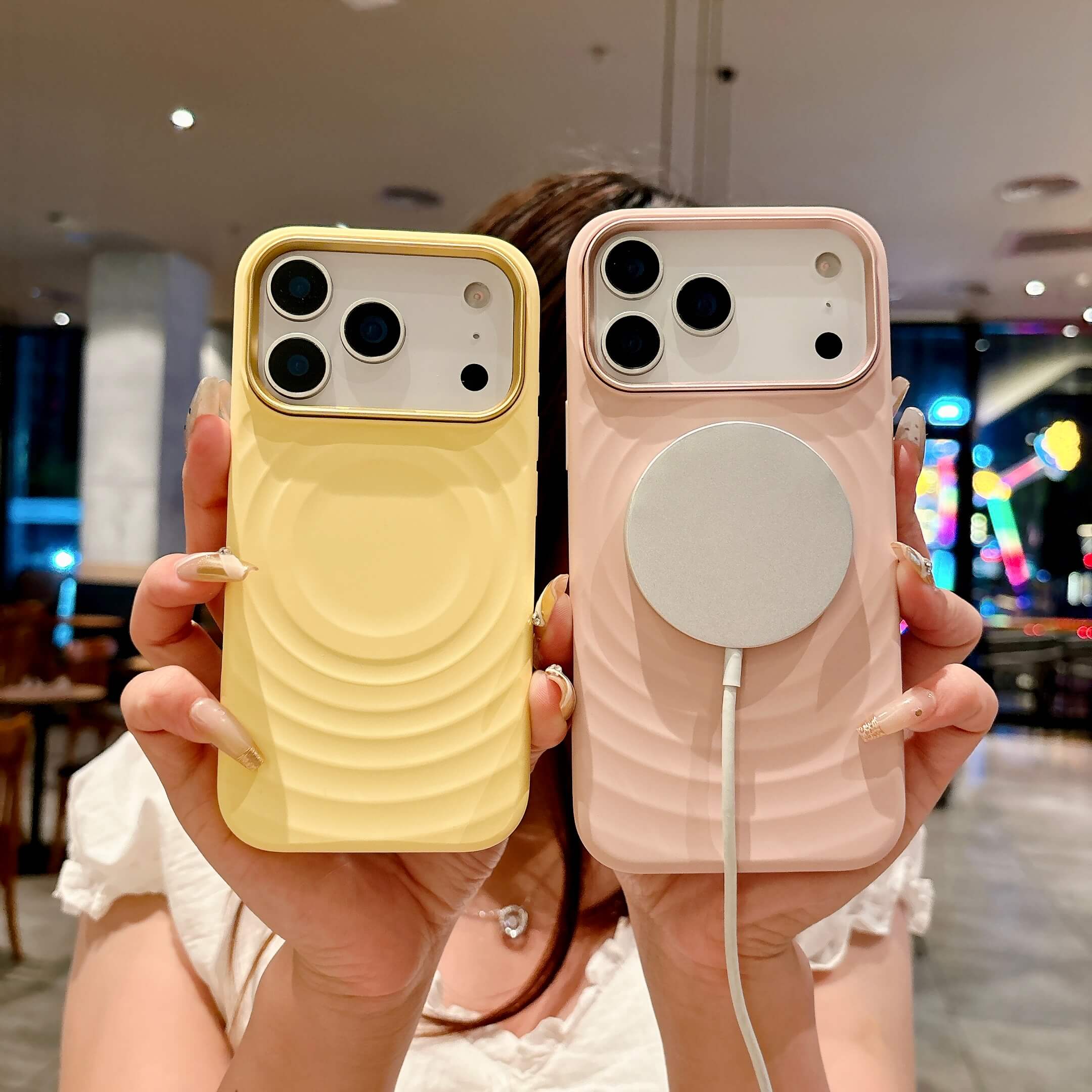 iPhone 17 Air AuraFlow Series Premium Liquid Silicone Magsafe Case