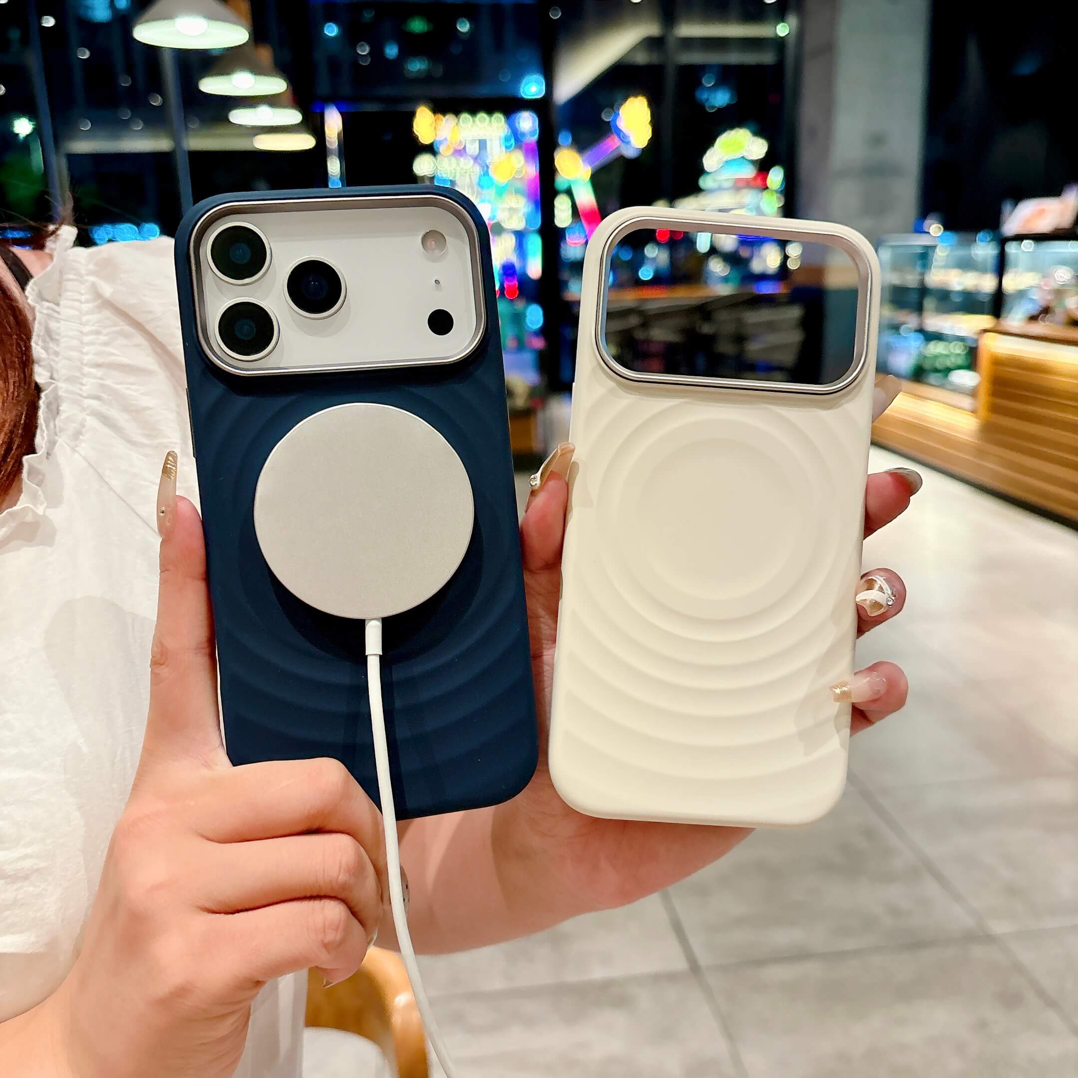 iPhone 17 Air AuraFlow Series Premium Liquid Silicone Magsafe Case