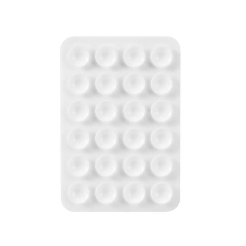Mobie Silicone Silicone Phone Suction Mount Grip for iPhone & Cellphone Cases Cream White