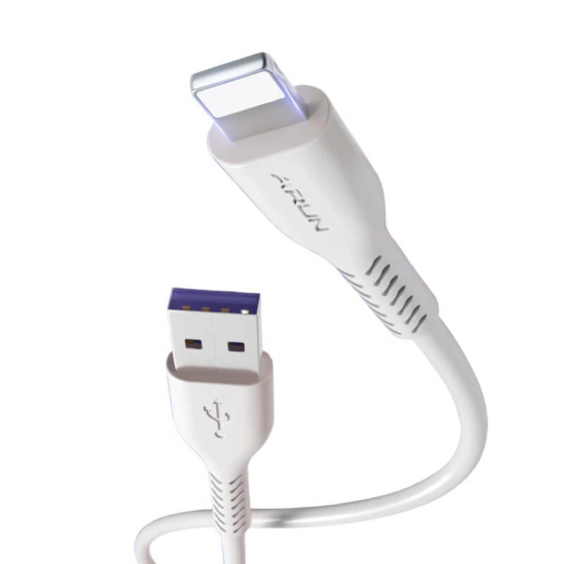 Mobie USB to Lightning Powerflash Series Fast Charging Data Cable 6A 1M White
