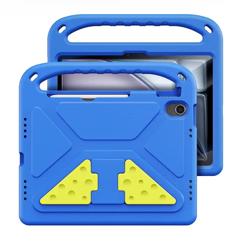 iPad 11th 11 2025 Puff Series Foldable Cheese Stand EVA Case with Handle