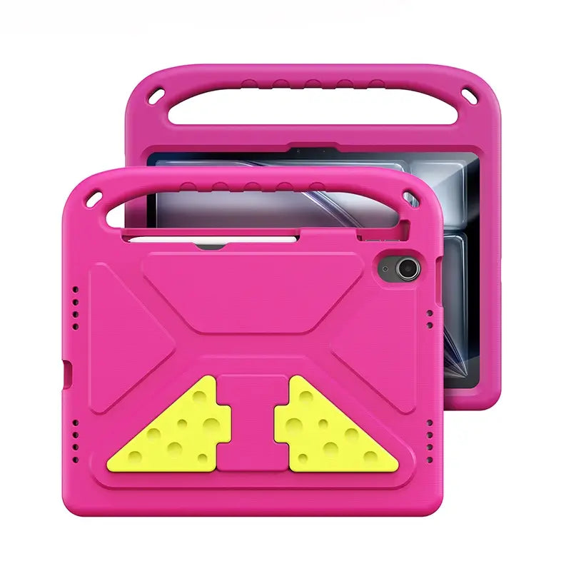 iPad 11th 11 2025 Puff Series Foldable Cheese Stand EVA Case with Handle