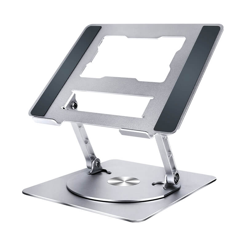 SAIJI Aluminum Alloy 360° Rotating Tablets & Laptops Stand D092 Silver