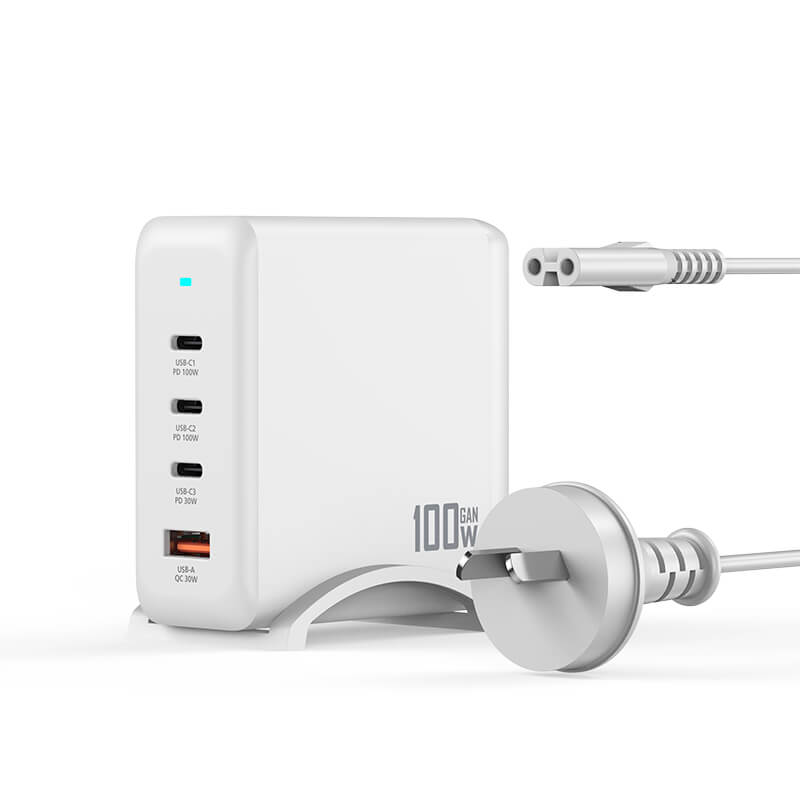 VFAN PD 100W 4 in 1 GaN Fast Charger Station with 1.8m Cable AU9