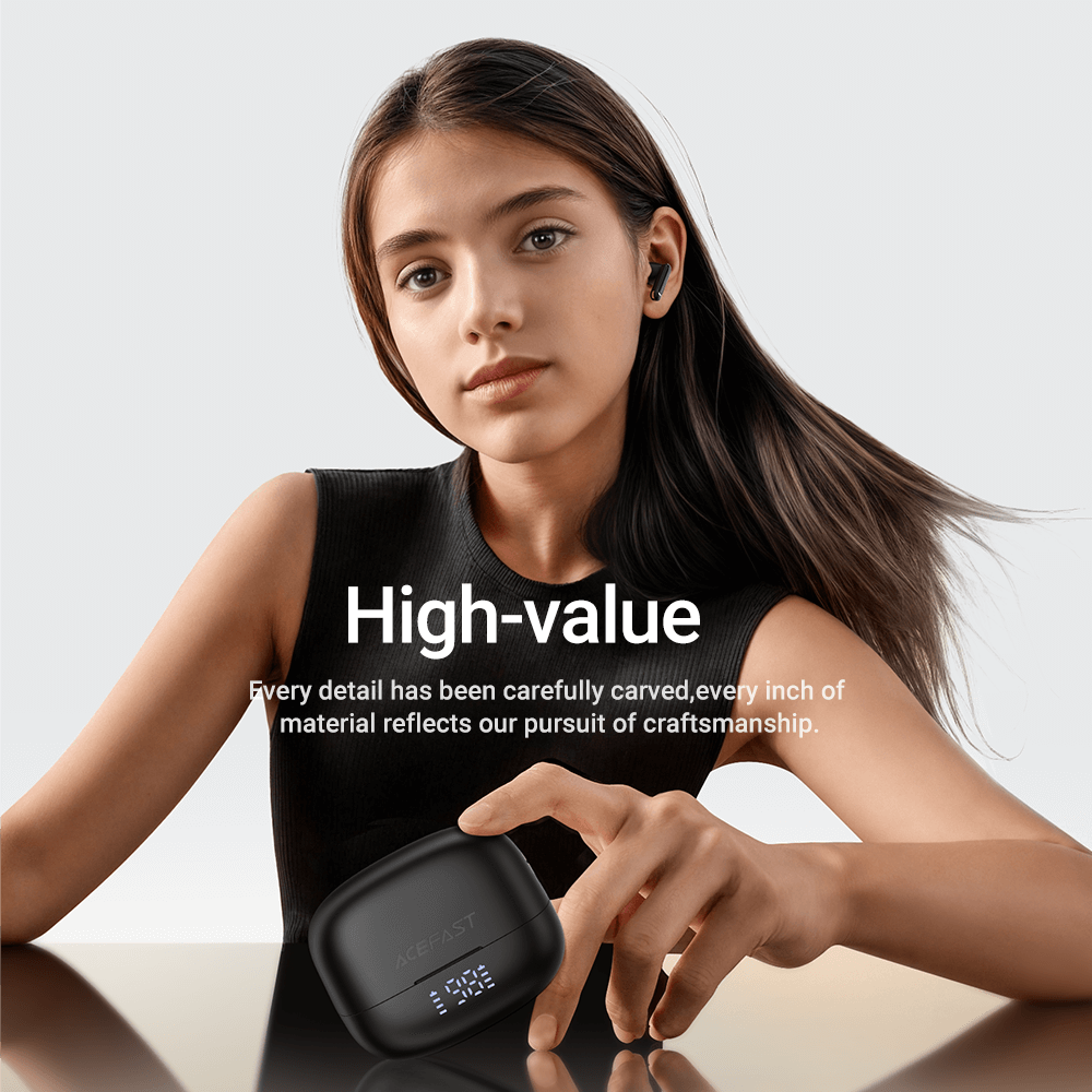 Acefast Active Noise Cancelling 35dB LED Display Wireless Earbuds 35H Playtime