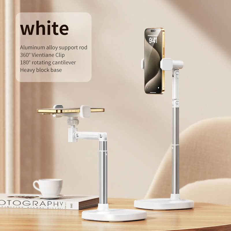 Mobie Hidden Base 360° Rotating Aluminum Alloy Desktop Phone Stand