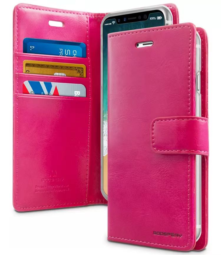 Samsung Galaxy Note 8 2017 Mecrcury Goospery Blue Moon Diary Flip Wallet Case