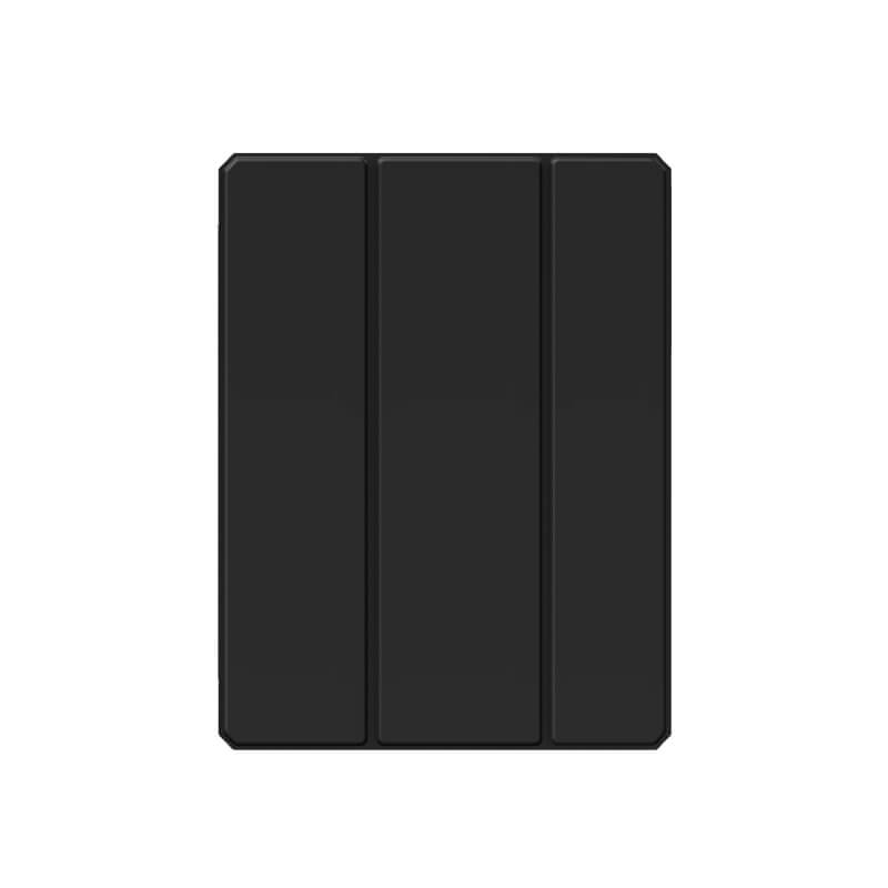 iPad 10.2" 2019 2020 2021 Elysian Series Luxury PU Leather Tablet Case Stand with Pen Slot Black