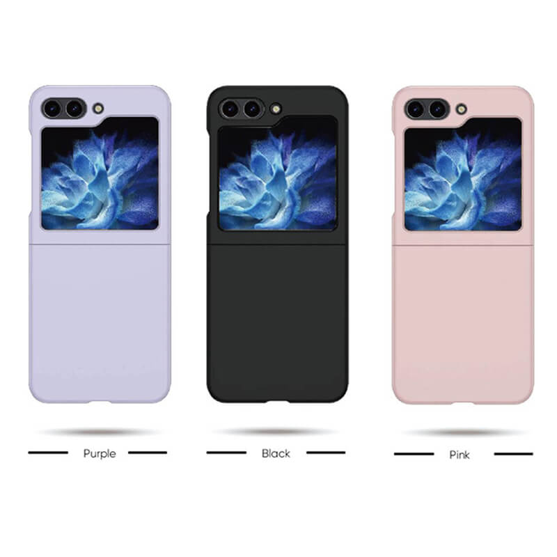 Samsung Galaxy Z Flip 6 Slim Style Minimalist Phone Case Pink