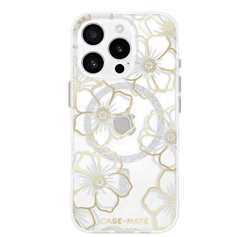 Case-Mate iPhone 16 Pro Max Floral Gems MagSafe Case