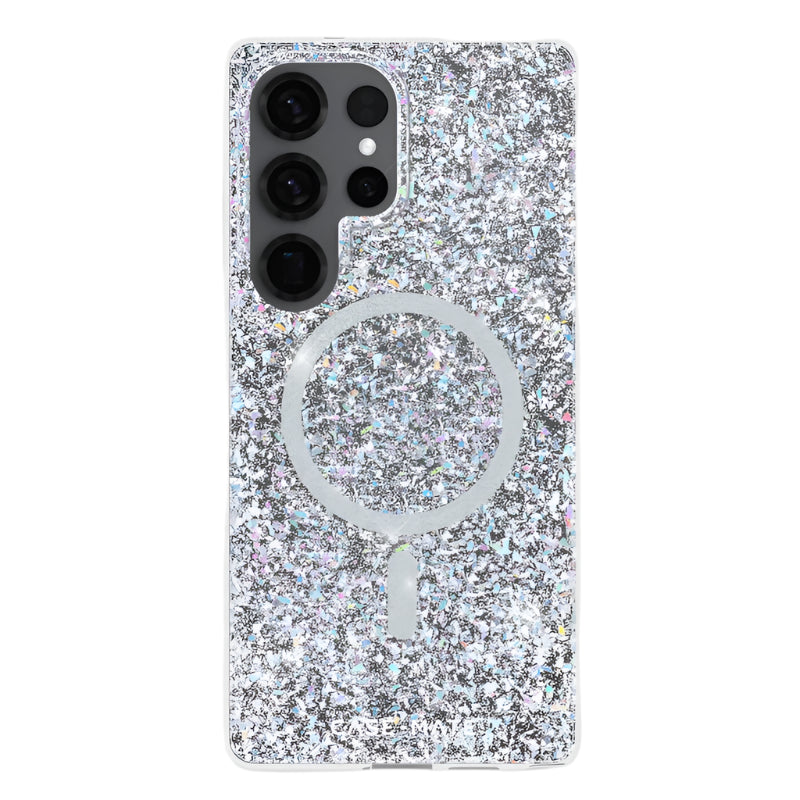 Case-Mate Samsung Galaxy S25 Ultra Twinkle Disco Case with Magnet Silver/Clear