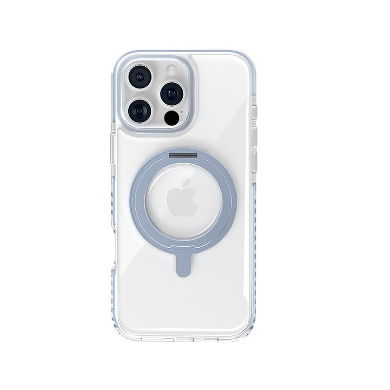 iPhone 16 Pro Ice Armor O2L Series Magsafe Clear Case with Ring Stand