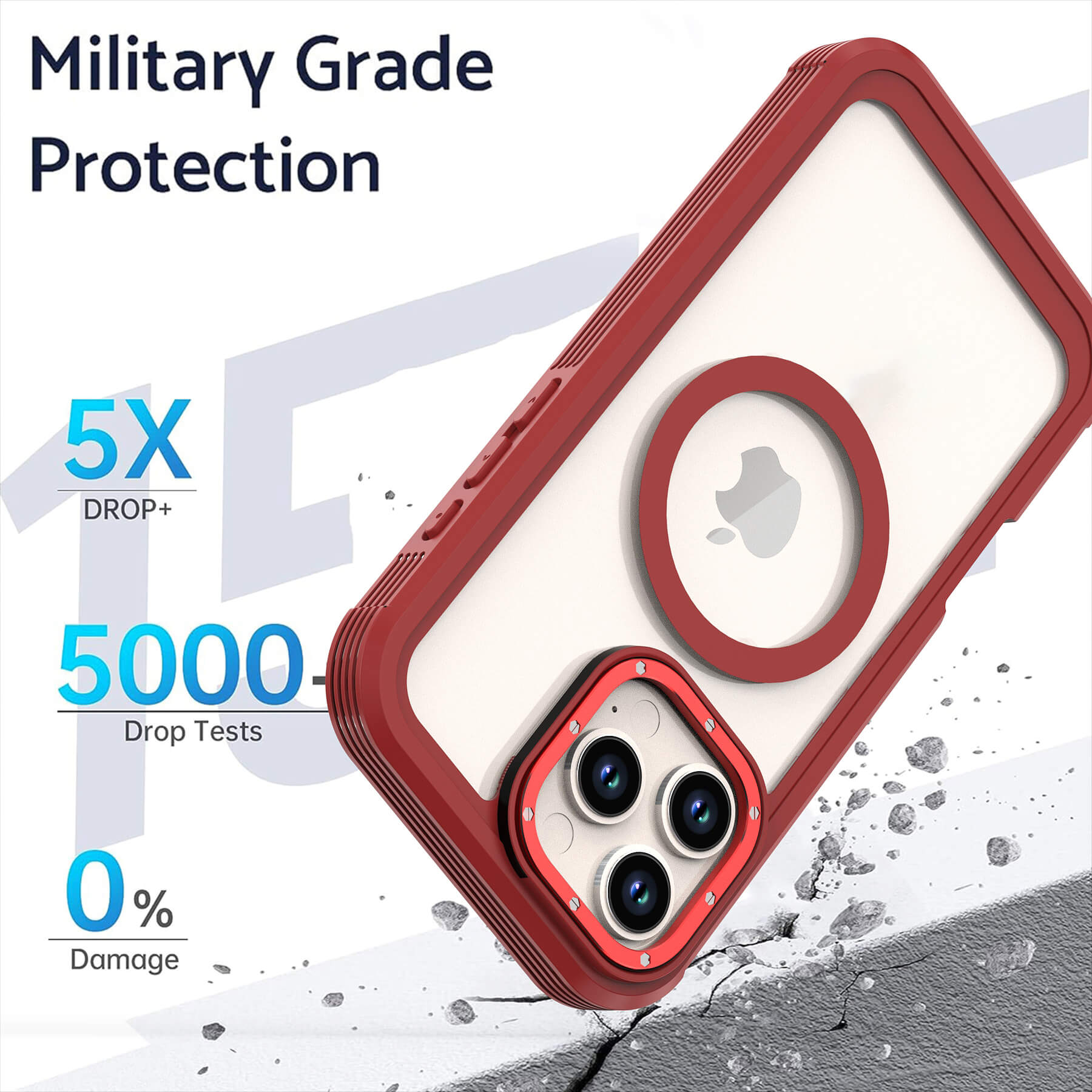 Samsung Galaxy S24 Ultra 2024 Double Layer Military Grade Protection Magsafe Phone Case
