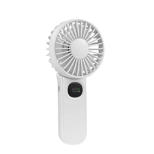 Mobie Lightweight 180° Foldable Cooling Fan with Lanyard White