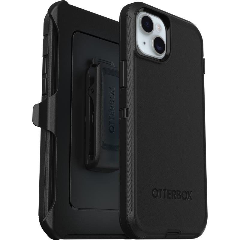 OtterBox iPhone 15 Plus Defender Series Case Black