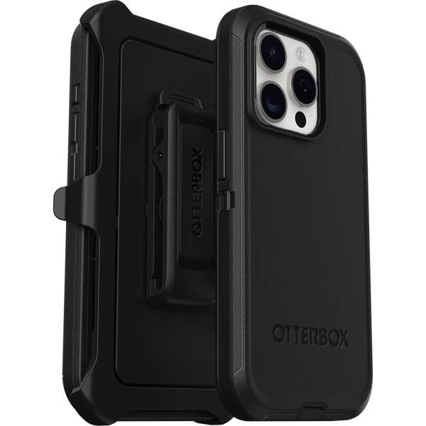 OtterBox iPhone 15 Pro Defender Series Case Black