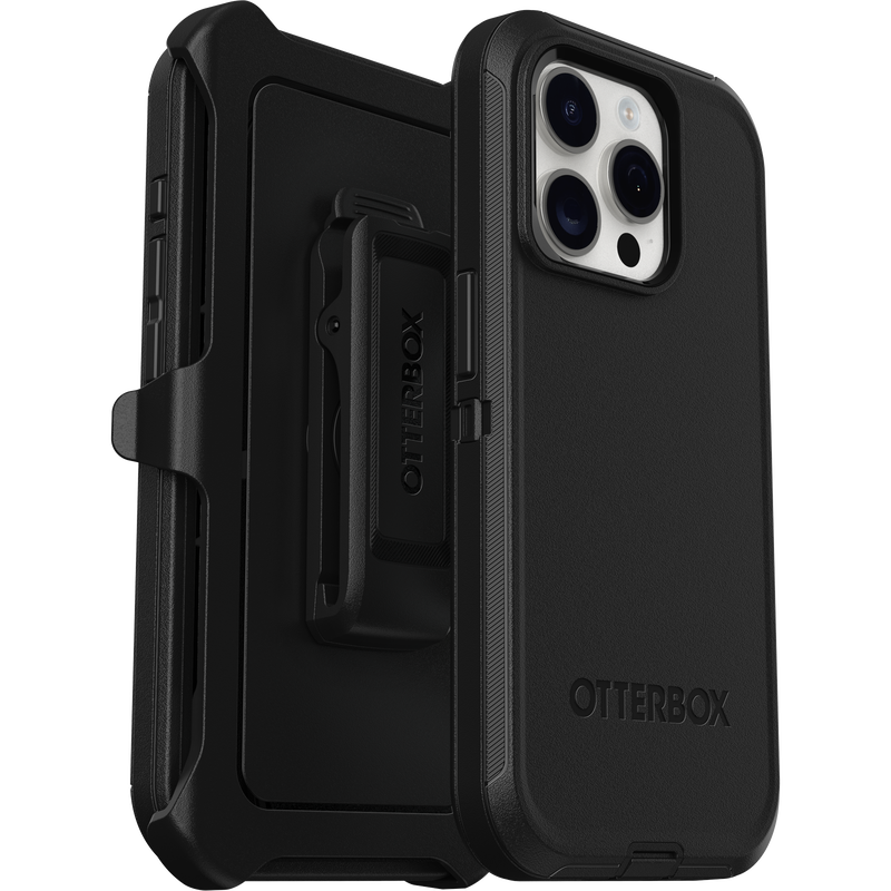 OtterBox iPhone 15 Pro Defender Series Case Black