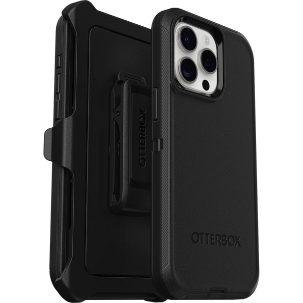 OtterBox iPhone 15 Pro Max Defender Series Case Black