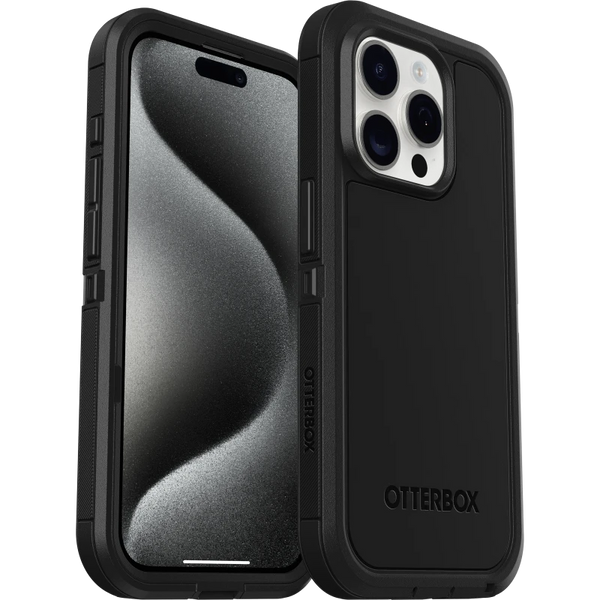 OtterBox iPhone 15 Pro Defender Series XT MagSafe Case BlackBlack