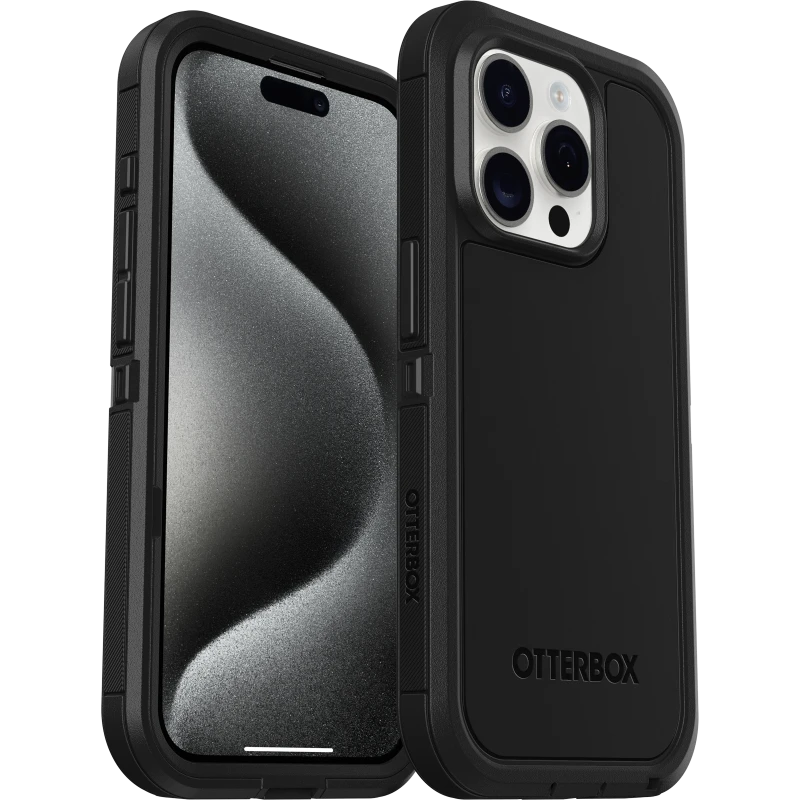 OtterBox iPhone 15 Pro Defender Series XT MagSafe Case BlackBlack