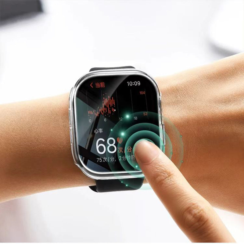 Apple Watch All-Round Clear PC Case with Glass Screen Protector 46mm