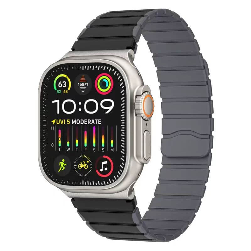 Mobie Neonova Series Magnetic Closure Silicone Watch Band 20mm