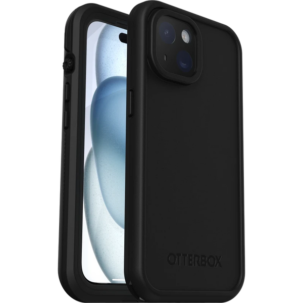 OtterBox iPhone 15 Frē Series MagSafe WaterProof Case Black