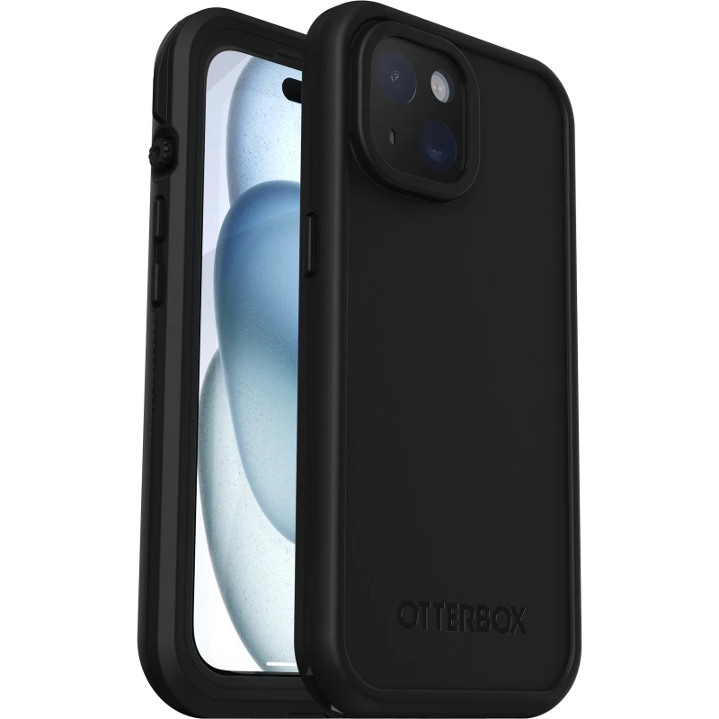 OtterBox iPhone 15 Frē Series MagSafe WaterProof Case Black