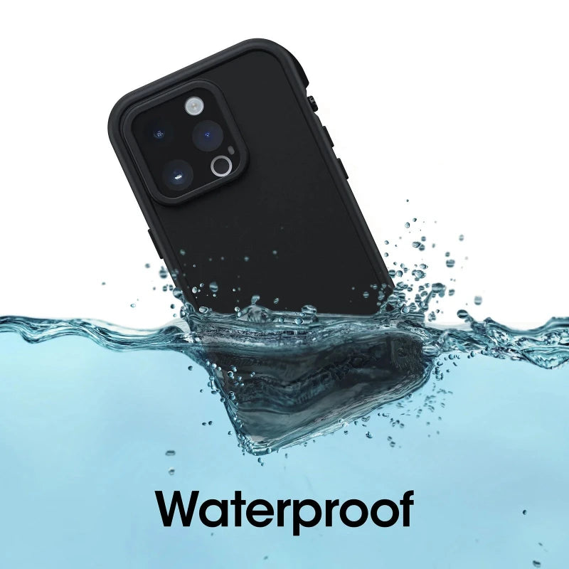 OtterBox iPhone 14 Pro Frē Series MagSafe WaterProof Case Black