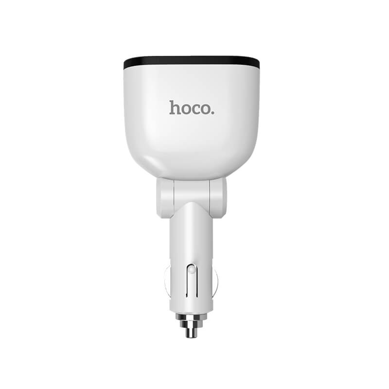 hoco Bendable 160W Dual-Interface Cigarette Sockets Car Charger Z28