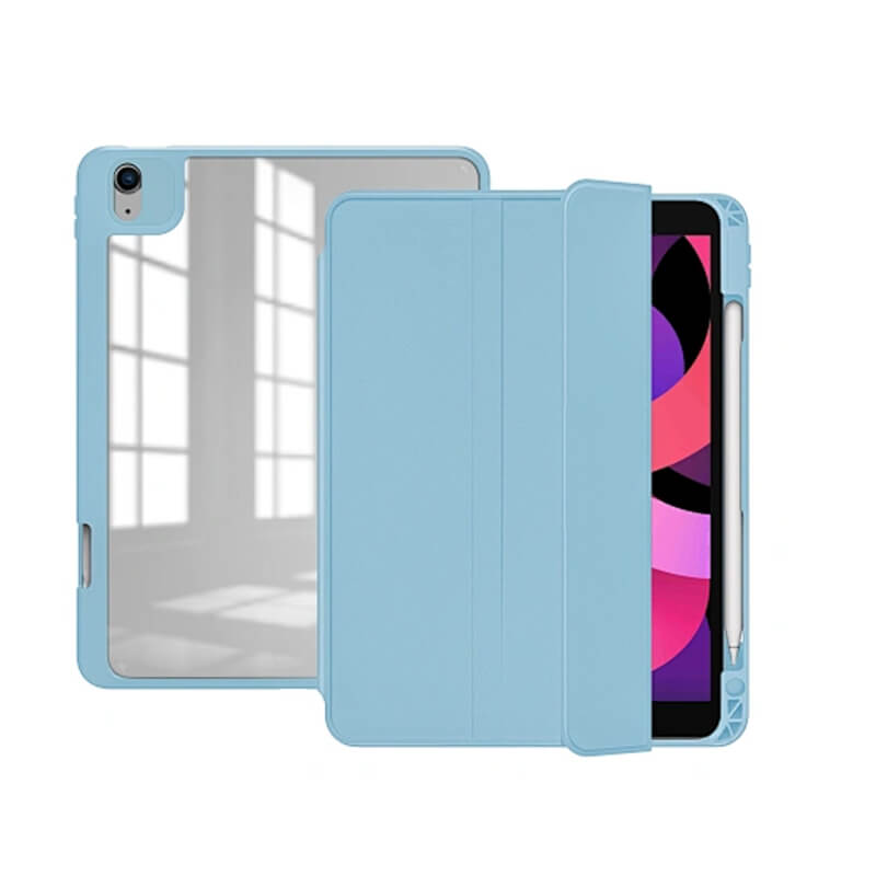 iPad Mini 6th 8.3" 2021 2 in 1 Magnetic Tablet Case Stand with Charging Pen Slot Blue