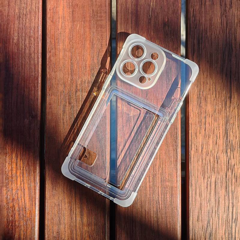iPhone 14 Pro Max Anti Drop Phone Case with Card Pocket