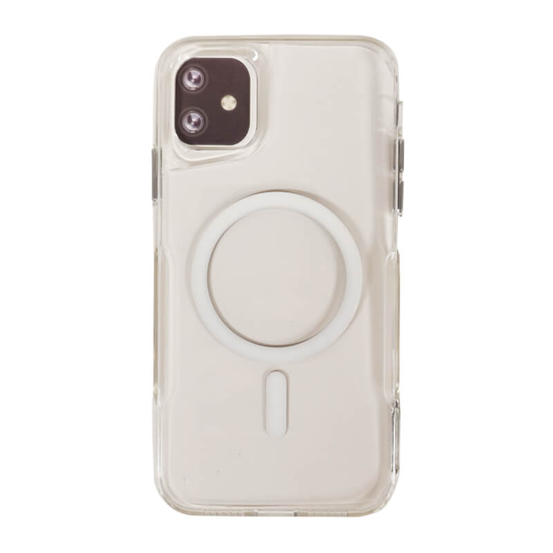 iPhone 15 Plus Elegant Series Ultra-Thin MagSafe Stylish Phone Case Clear