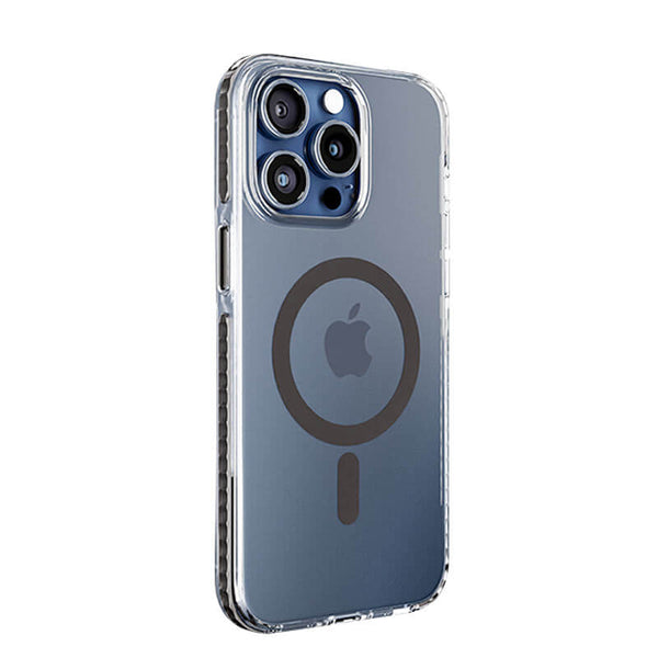iPhone 15 Pro Max Airbag Shockproof MagSafe Phone Case Gray
