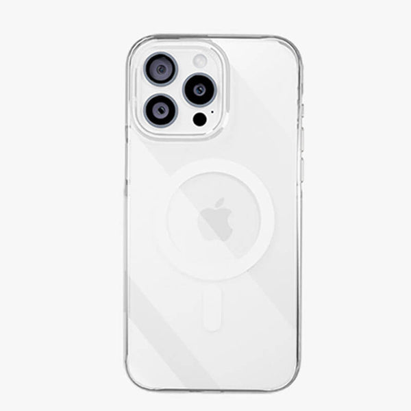 iPhone 15 Pro Max Airbag Shockproof MagSafe Phone Case White