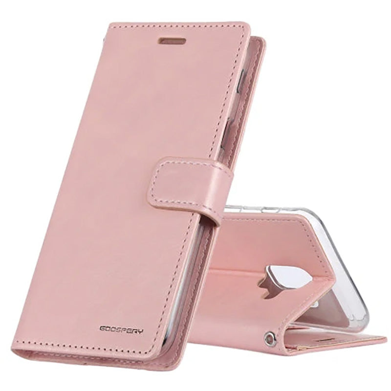 Samsung Galaxy Note 8 2017 Mecrcury Goospery Blue Moon Diary Flip Wallet Case