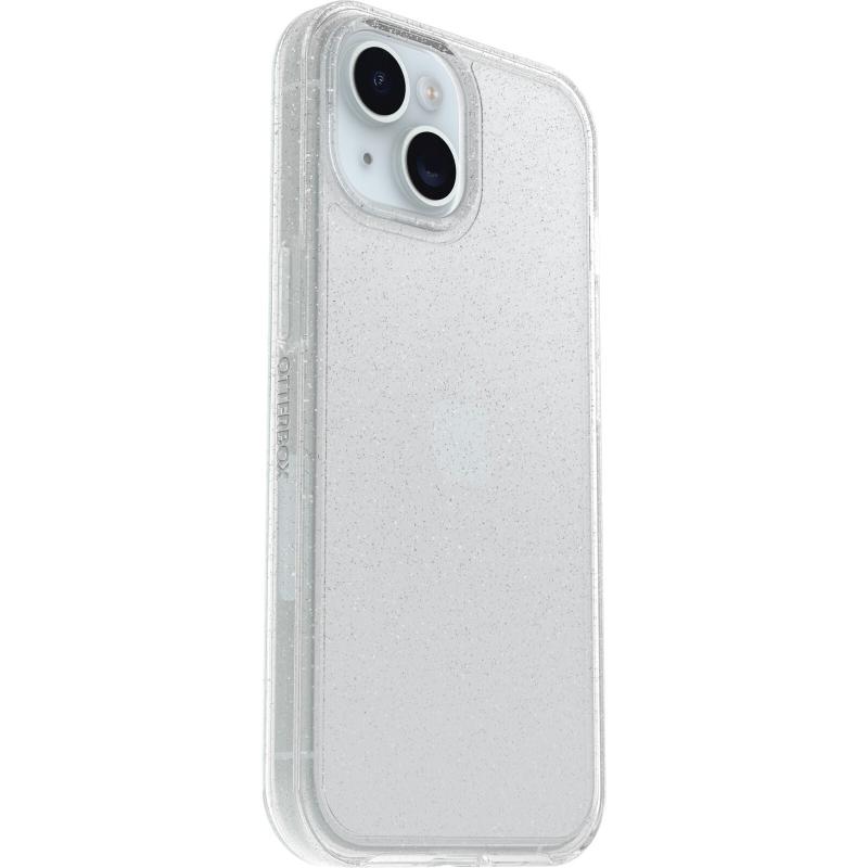 OtterBox iPhone 15 Symmetry Series Case Stardust Clear Glitter