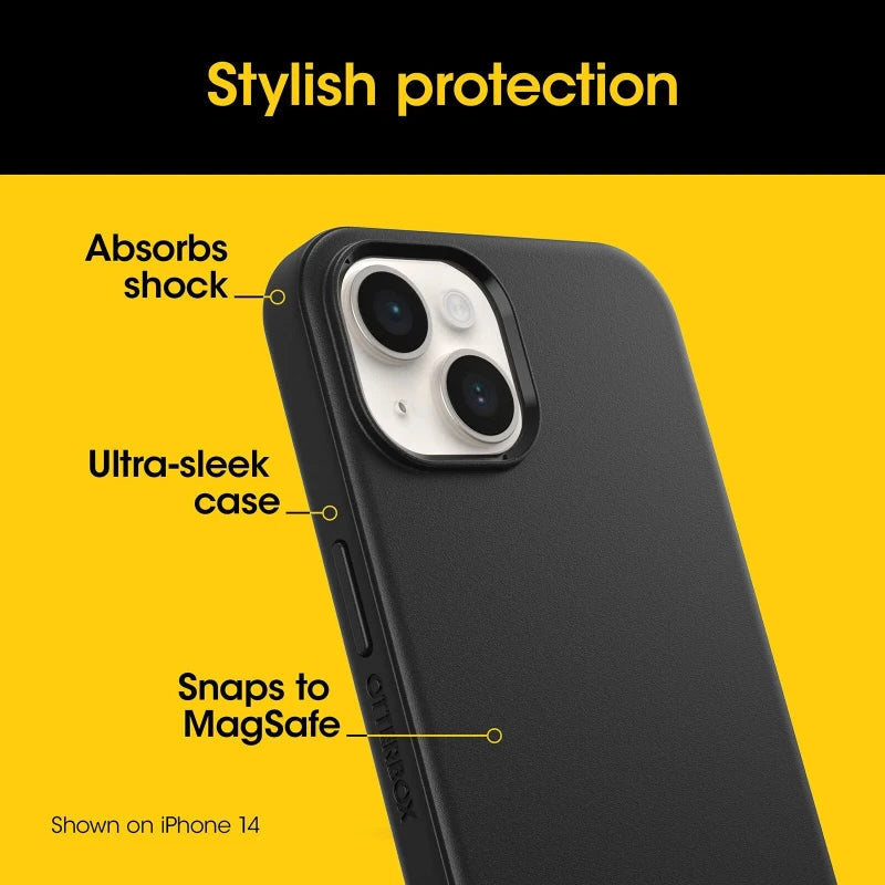 OtterBox iPhone 15 Symmetry Series for MagSafe Case Black